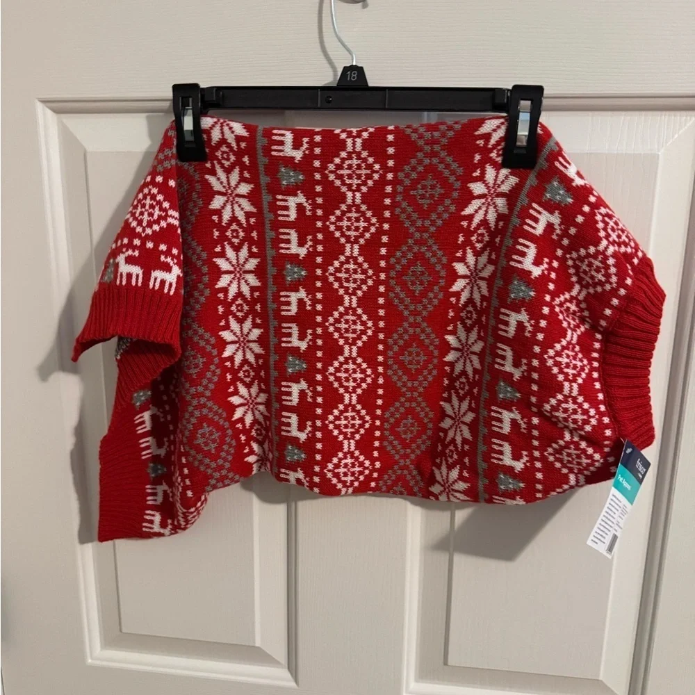 Frisco by Chewy New Dog Sweater Reindeer Fair Isle XXL Red White
